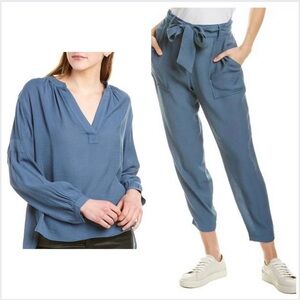 Brochure Walker Gauze Jaxon XS Blouse & Tide Tie Waist Matching Joggers Orig$550